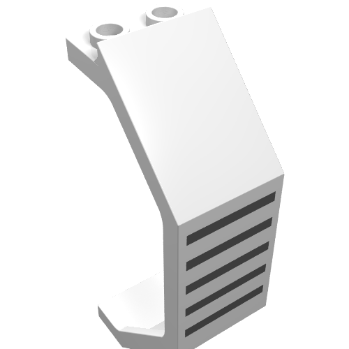 Lego Panel 3 x 2 x 6 with Black Grill Print