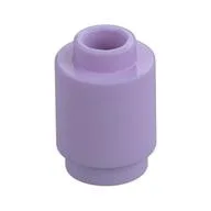 Brick Round 1 x 1 Open Stud / Lavender
