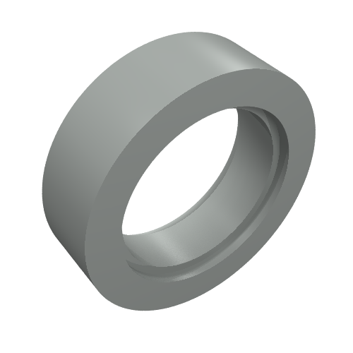 Lego Tyre Smooth Old Style - Small / Light Gray