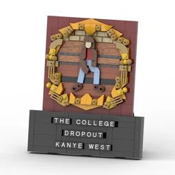 'The College Dropout' Cover (16x16)
