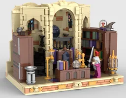 HP Diorama - The ring in Dumbledore's office