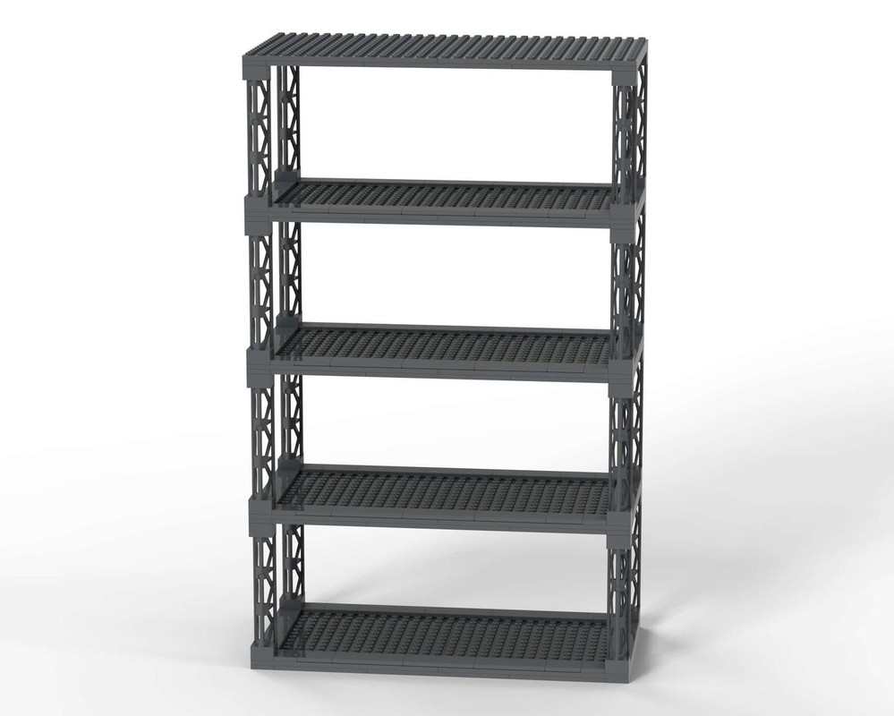 Lego Simple 4-floor stand with tile borders on base 16x32