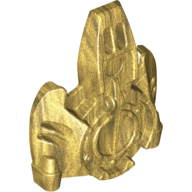 Lego Large Figure Armor / Shield Cap / Pearl Gold