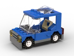 Little blue car