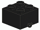 Lego Brick, Modified 2 x 2 with Wheels Holder / Black