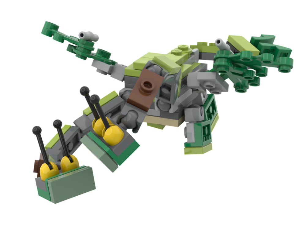 Lego HTTYD Hideous Zippleback Dragon Barf and Belch (Appears in How to train your Dragon)