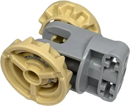 Technic Large Rotation Joint Socket with Pin Hole and 2 Axle Holes with Tan Gears (69787 / 69788)