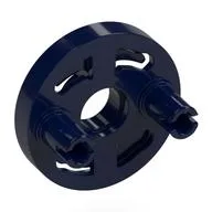 Rotation Joint Socket with 2 Pins / Dark Blue
