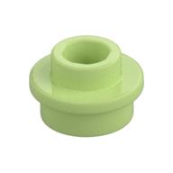 Lego Plate Round 1 x 1 with Open Stud / Yellowish Green