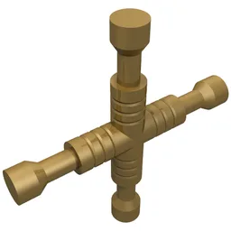 Tool Wrench 4-Way Lug / Pearl Gold