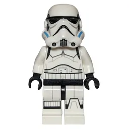 Stormtrooper, Dark Azure Helmet Vents, Closed Mouth (Rebels)