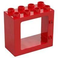 Duplo Door / Window Frame Flat Front Surface, Completely Open Back