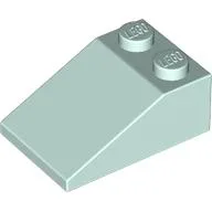 Brick Sloped 33° 3 x 2 / Light Aqua