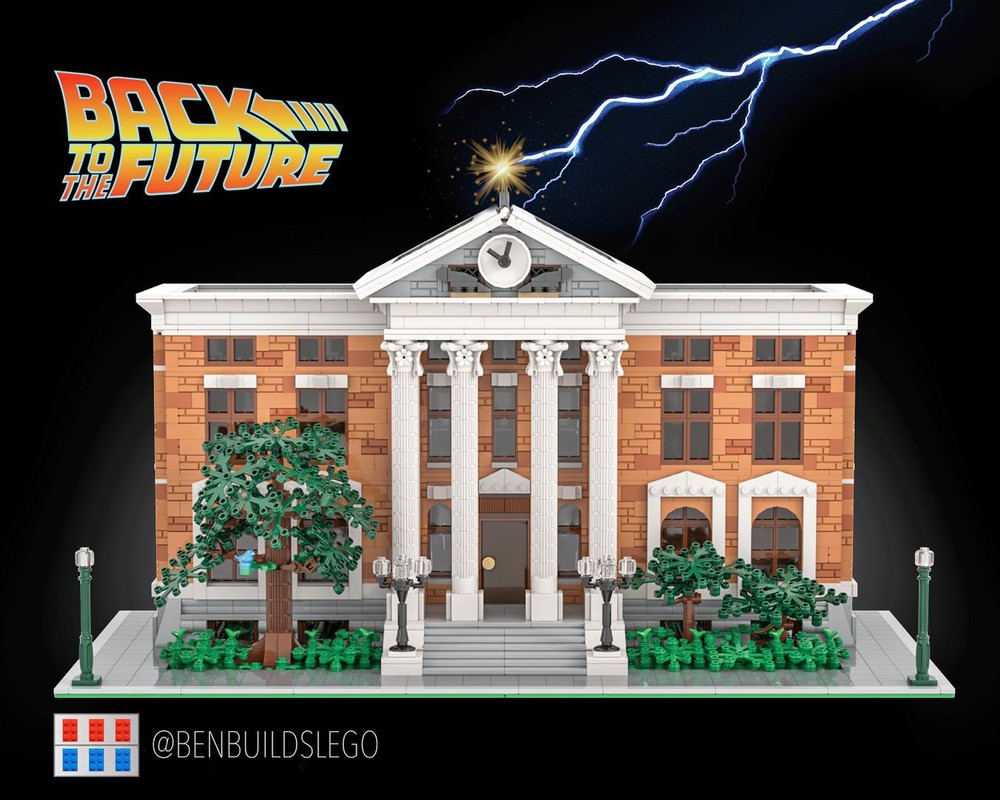 Lego Modular Back to the Future Clock Tower