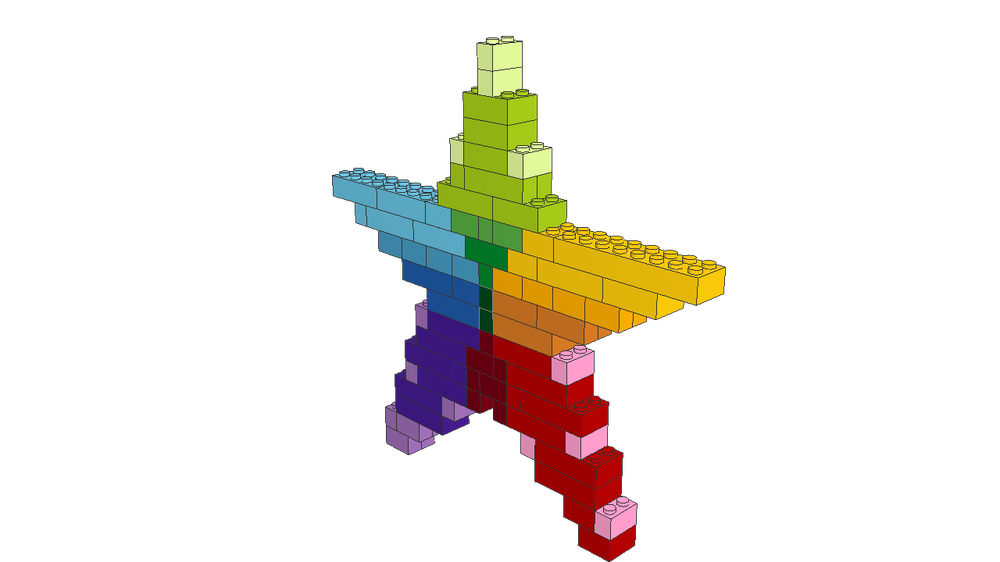Lego 11005 Rainbow Star
