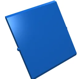 Glass for Window 4 x 4 x 3 Roof / Blue