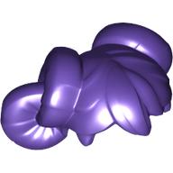 Lego Hair Two Double Circular Buns / Dark Purple