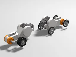 NXT L-Motor generator with car