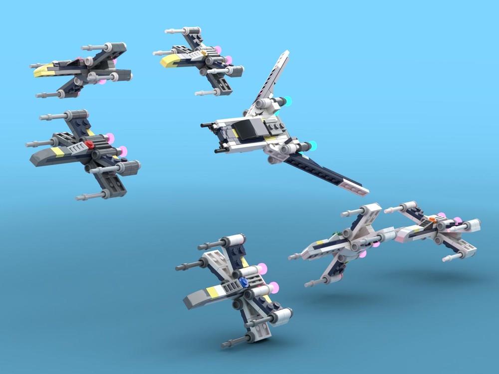 Lego Blue Squadron Starfighter Pack - 1:144 Scale - Rogue One