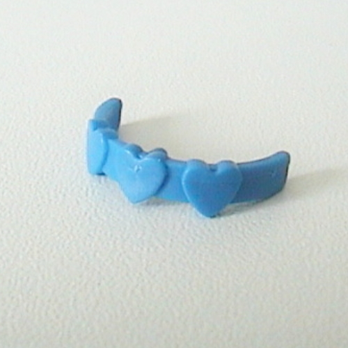 Lego Belville, Equipment, Hair Band with Hearts / Blue
