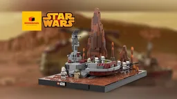 SW Episode 2 Attack of the Clones Republic Forward Command Center MOC