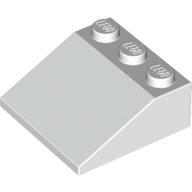Lego Brick Sloped 33° 3 x 3 / White