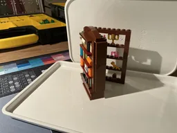 Bookshelf with Hidden Storage