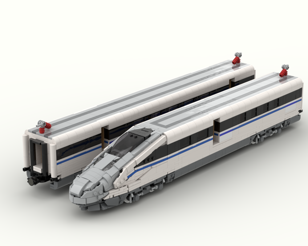 Lego CRH380A high speed train