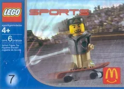 Gray Vest Skateboarder