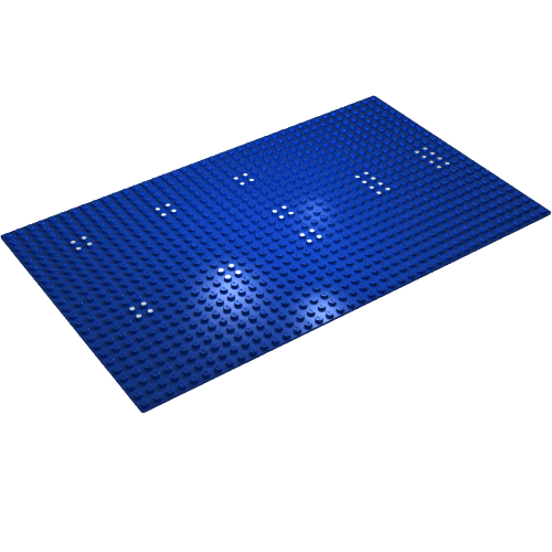 Lego Baseplate 24 x 40 with Set 373 Dots Print