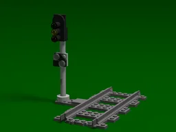 BR 3 aspect signal with shunt signal