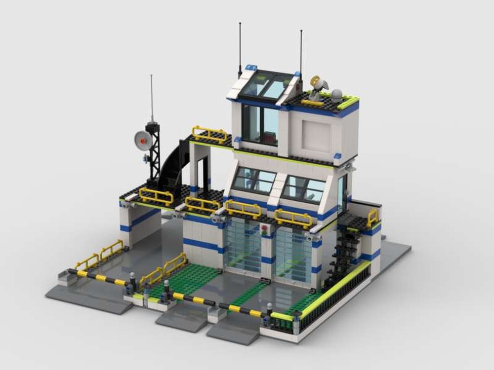 Lego 7744 police station alteration