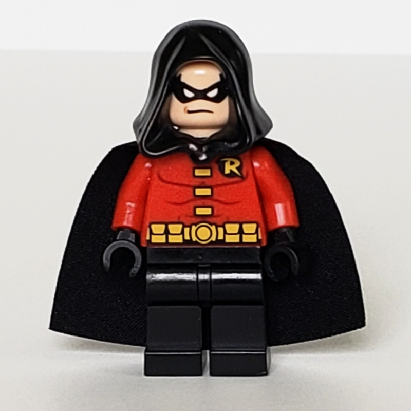Lego Robin with Black Hood and Cape