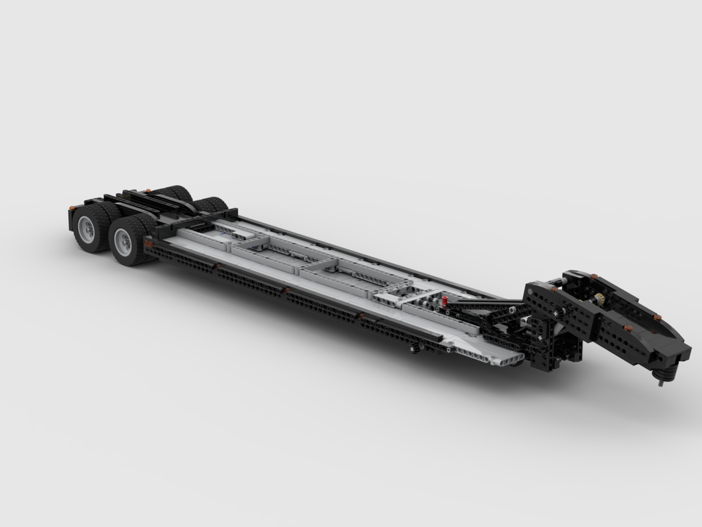 Lego Low Boy Trailer with preload and Gooseneck