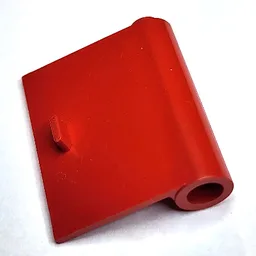 Door 1 x 3 x 3 Right with Thin Handle / Red