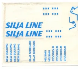 Sticker Sheet for Set 1998-1