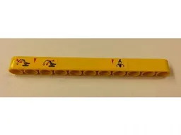 Technic, Liftarm Thick 1 x 11 with Excavator Controls Pattern (Stickers) - Set 42006
