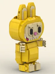 Cute Monster Brick Figure