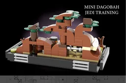 Mini Dagobah Training Diorama