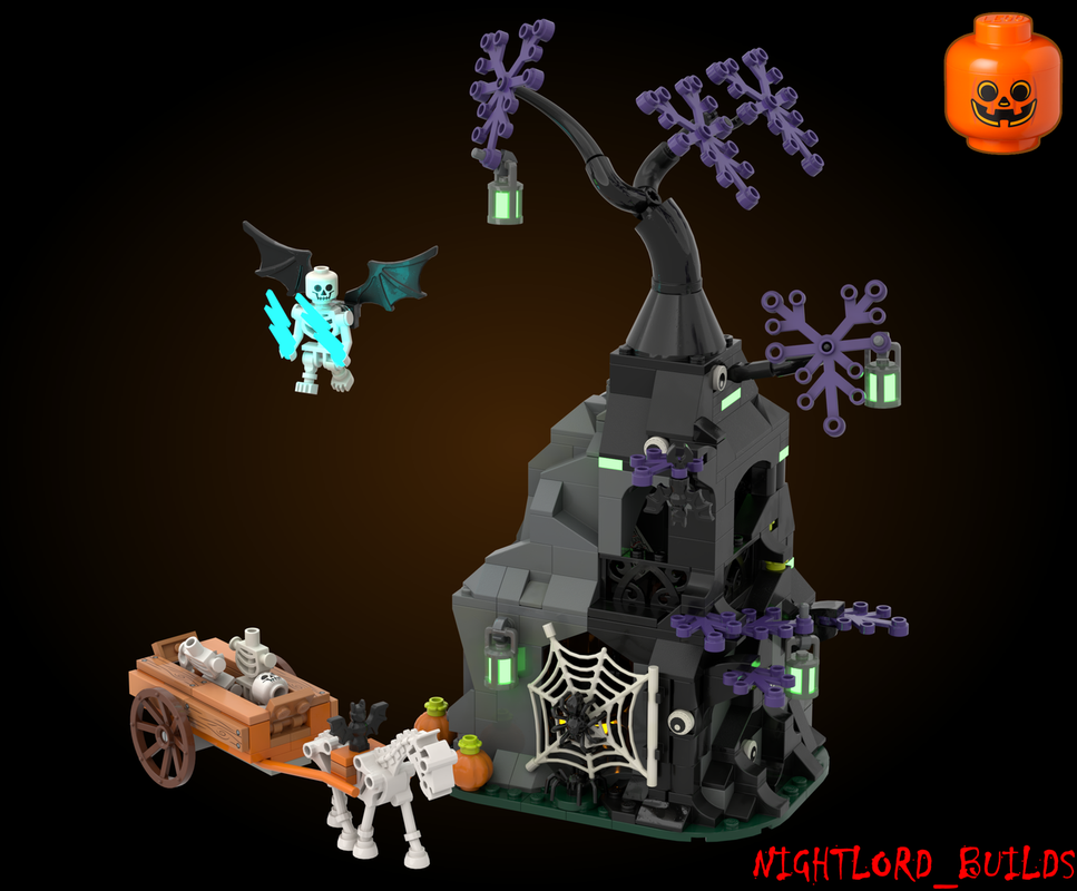 Lego Spooky Halloween Witch Hut