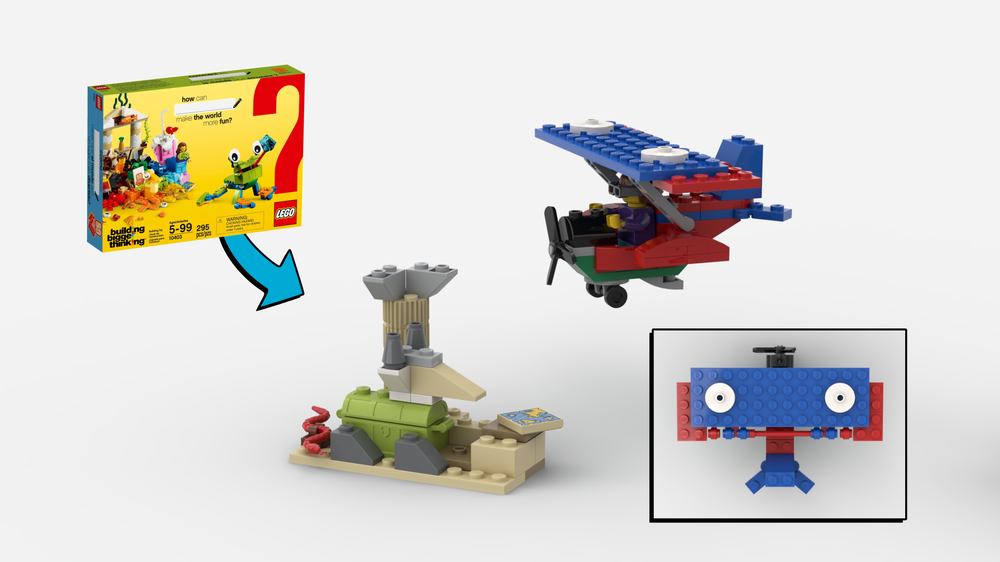 Lego 10403 Airplanes Part 1 - Adventurers Biplane