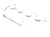 Treasure Chest Lid [Thick Hinge] / Trans-Clear