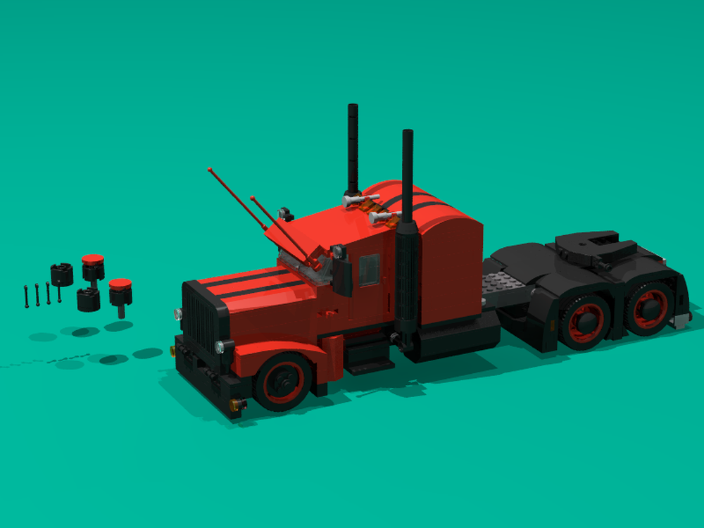 Lego Red n Black Pete 379