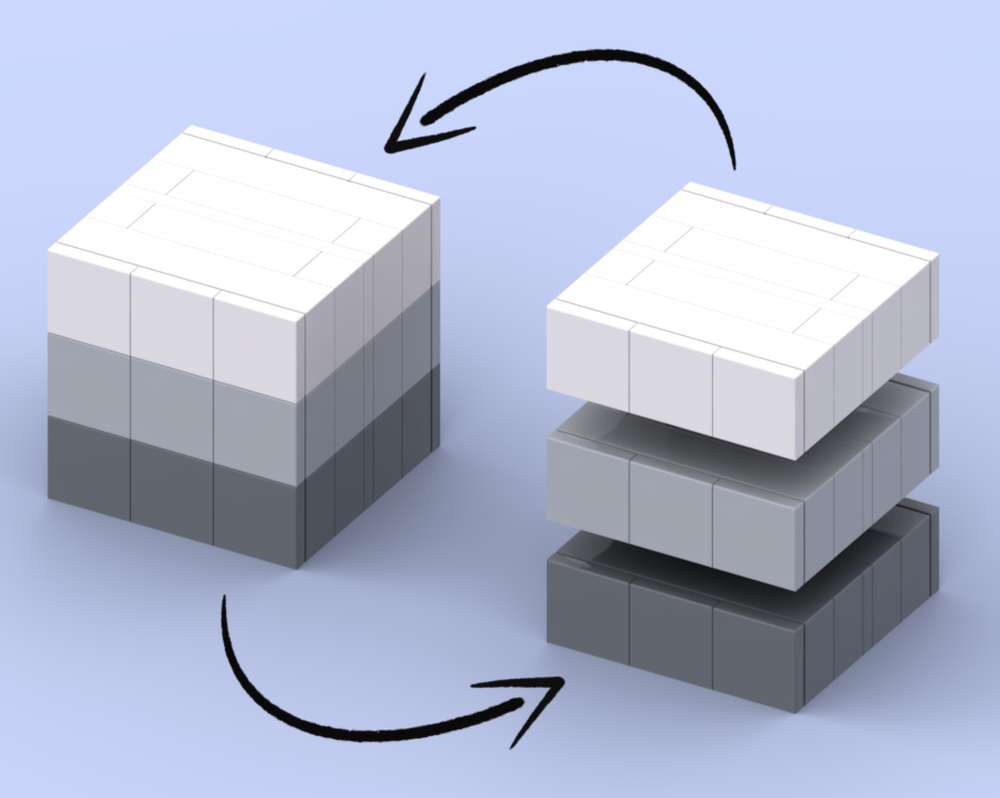 Lego Expanding Fidget Cube