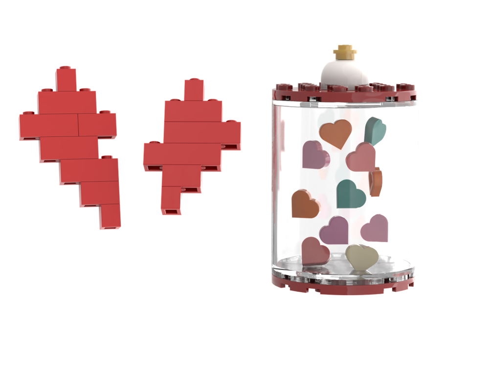 Lego Jar of hearts