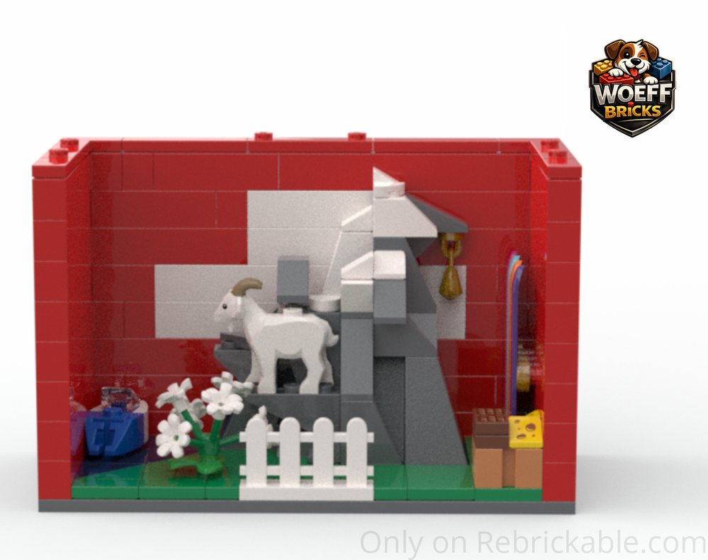 Lego Switzerland diorama