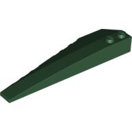 Lego Brick Wedged, Curved 10 x 3 Right / Dark Green