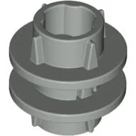 Technic Driving Ring 2L, 4 Ridges / Light Gray