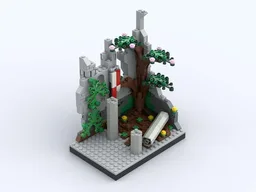 Ruin Castle Diorama