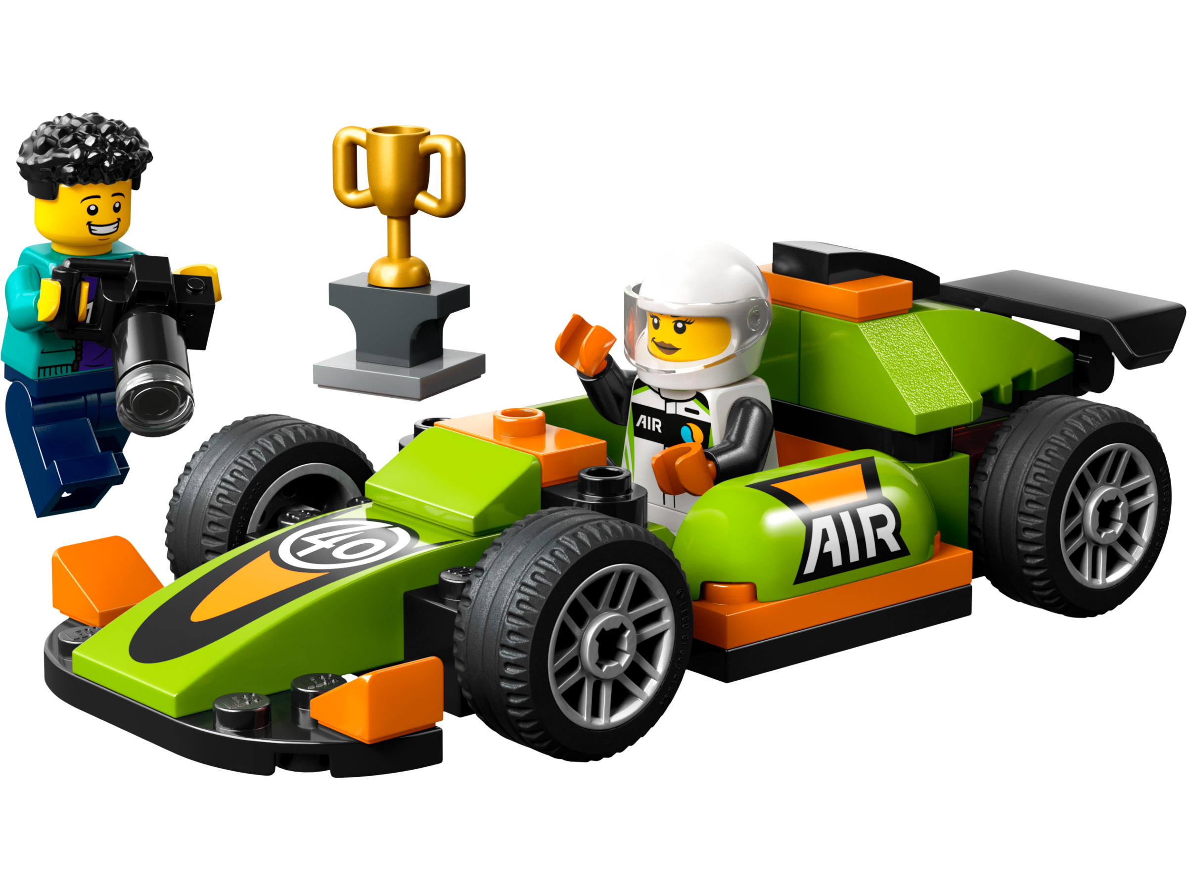 Lego Green Race Car